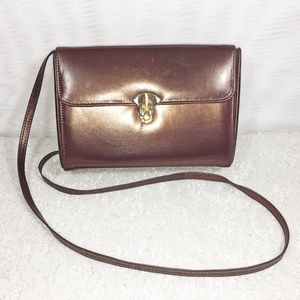 Easy Spirit Mauve Crossbody Box Purse Bag